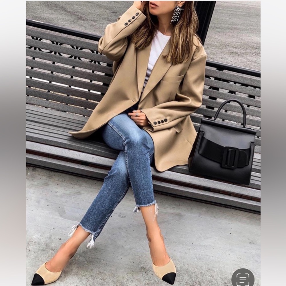 Chanel classic kitten heel suede and gross grain mules - 39.5